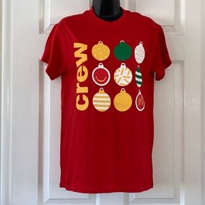 McDonald’s CREW Christmas Ornament Small TShirt Unisex